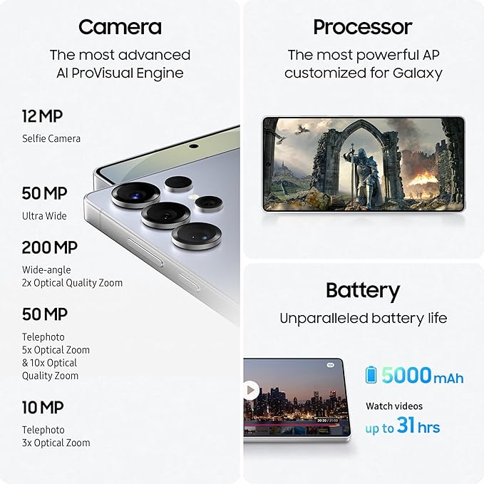 Samsung Galaxy S25 Ultra side view