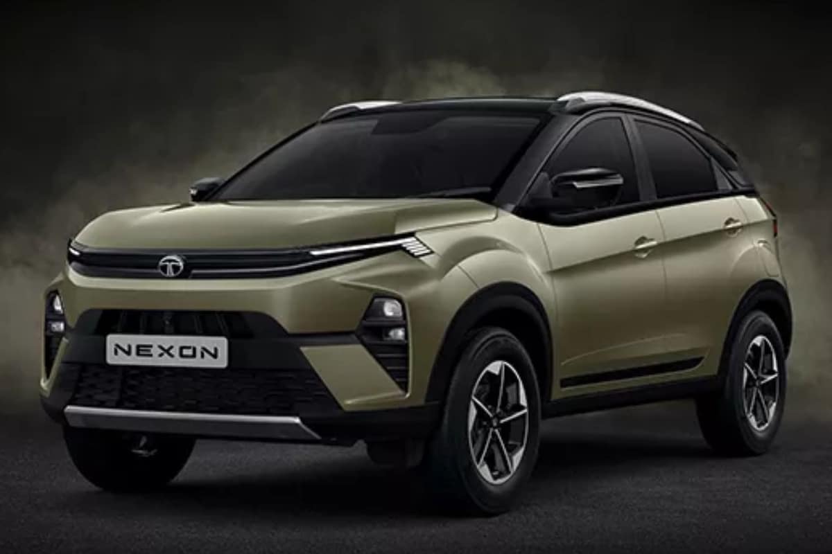 2025 Tata Nexon front view with new design