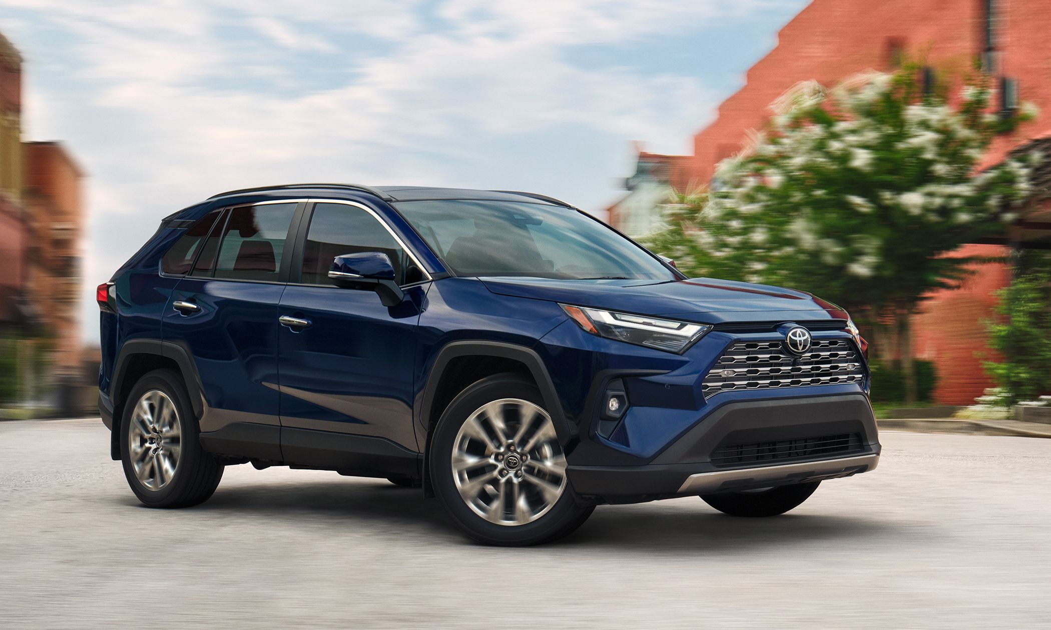 2025 Toyota RAV4 front view with rugged design